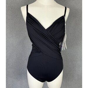 Coco Reef Women's Contours Sterling Bra-Sized One-Piece Black 8-32 (C-D) NWT's.